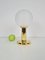 Vintage Sphere Table Lamp in Brass by Targetti Sankey, Italy, 1960s, Image 4
