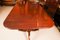 Antique Regency Mahogany Triple Pillar Dining Table, 1700s, Image 16