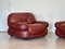 Sapporo Model Leather Armchairs by Mobilgirgi 70s, Set of 2 13