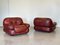Sapporo Model Leather Armchairs by Mobilgirgi 70s, Set of 2 3