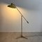 Italian Floor Lamp in Brass and Steel with Adjustable Shade, 1950s 8
