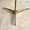 Italian Floor Lamp in Brass and Steel with Adjustable Shade, 1950s 7