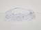 Vintage Brutalist Ice Glass Ashtray from Val Saint Lambert, 1960s, Image 2