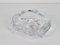 Vintage Brutalist Ice Glass Ashtray from Val Saint Lambert, 1960s, Image 8