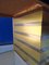 Barschrank aus Holz, Messing & Spiegelglas von Stilglass Donati, Italien, 1970er 8