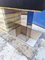 Barschrank aus Holz, Messing & Spiegelglas von Stilglass Donati, Italien, 1970er 7