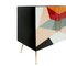 Italienisches Mid-Century Sideboard aus Glas & Messing, 1990er 3