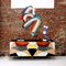 Italienisches Mid-Century Sideboard aus Glas & Messing, 1990er 6