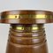 Vintage Barrel-Shaped Coppered Oak Bar Cabinet, 1950s 3