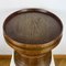 Vintage Barrel-Shaped Coppered Oak Bar Cabinet, 1950s 9