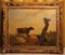 Balthazar Paul Ommeganck, Shepherd Scene with Livestock, 1800, Oil on Wood, Framed 2