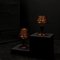Copper Table Lamp in Cast Iron, 1960s, Set of 2 2
