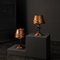 Copper Table Lamp in Cast Iron, 1960s, Set of 2 3