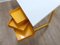 Yellow Writing Desk from Bieffeplast, 1960s 7