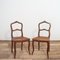 Antique French Cane Bedroom Chairs, Set of 2, Image 2