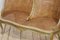 Bemaltes und vergoldetes Canape Sofa aus vergoldetem Holz 12