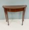 Table Console Sheraton Demi Lune en Acajou, 1920s 7