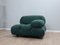 Camaleonda Green Fabric Armchair by Mario Bellini for C&b Italia, 1960s, Image 1