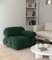 Camaleonda Green Fabric Armchair by Mario Bellini for C&b Italia, 1960s, Image 4
