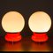 Italienische Space Age Tischlampen aus Muranoglas von Carlo Nason für Mazzega, 1970er, 2er Set 8