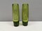 Maigrüne Torpedo Glasvasen von Per Lutken für Holmegaard, Dänemark, 1955, 2er Set 1