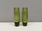 Maigrüne Torpedo Glasvasen von Per Lutken für Holmegaard, Dänemark, 1955, 2er Set 2