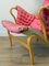 Pernilla Armchair in Pink Upholstery by Bruno Mathsson for Dux, 1980s 5