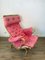 Pernilla Armchair in Pink Upholstery by Bruno Mathsson for Dux, 1980s 2