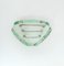 Aquamarine Glass Letter Holder from Fontana Arte, Italy, 1950s 3