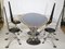 Postmodern Futuristic Dining Room Set Table and Chairs from Krauts, 1990s, Set of 5, Image 1