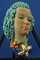 20th Century Art Deco Ceramic Wall Mask by Ivos Pacetti for La Fiamma Albisola, Italy 4