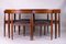 Dinette Dining Table & Chairs by Hans Olsen for Frem Røjle, 1960s, Set of 7, Image 1