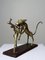 Benin Dahomey Artist, The Hunter and the Beast, 20th Century, Bronze 4