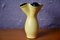 Zweifarbige Vintage Vase in Gelb & Schwarz von Fernand Elchinger, 1950er 9