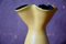 Zweifarbige Vintage Vase in Gelb & Schwarz von Fernand Elchinger, 1950er 4