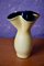 Zweifarbige Vintage Vase in Gelb & Schwarz von Fernand Elchinger, 1950er 8