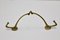 Brass Wall Mounted Coat Hooks by Adolf Loos, 1916, Set of 2, Image 7