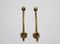 Brass Wall Mounted Coat Hooks by Adolf Loos, 1916, Set of 2 3