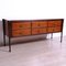Konsolenschrank aus Holz & Glas mit 6 Schubladen von Brembilla, 1960er 7