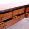 Konsolenschrank aus Holz & Glas mit 6 Schubladen von Brembilla, 1960er 9