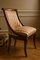Early 19th Century Empire Side Chair in Mahogany with Gilt Bronze Rosettes, France 6