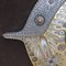 Brutalist Cold Cast Metal Wall Hanging Fish Sculpture by Giovanni Schoemann, 1970 1