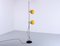 Verstellbare dunkelgelbe Stehlampe mit Doppelkugel von Herda, 1970er 2
