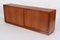 Niedriges dänisches Sideboard aus Teak mit Schubladen, 1960er 5
