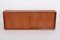 Niedriges dänisches Sideboard aus Teak mit Schubladen, 1960er 9