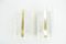 Brass & Frosted Glass Sconces from Doria, 1960s, Set of 2 1