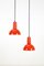 Orange IT Hängelampen von Bent Gantzel Boysen für Louis Poulsen, 1970er, 2er Set 1