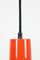 Orange IT Hängelampen von Bent Gantzel Boysen für Louis Poulsen, 1970er, 2er Set 5