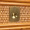Vintage Konsolentisch aus Bambus & Messing, 1980er 5