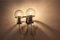 Double Maxi Globe Wall Light from Raak Amsterdam, Image 2